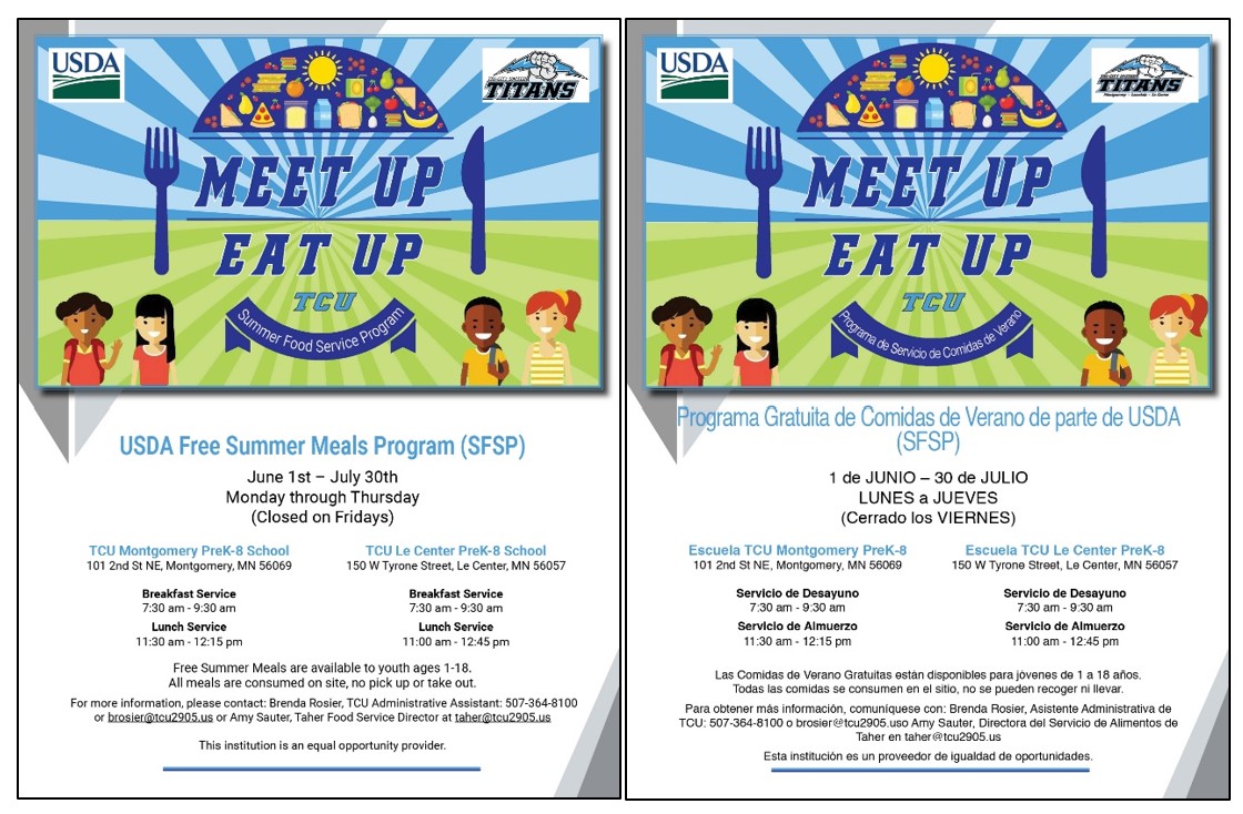 Image of Summer food flyers